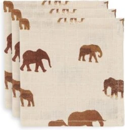 Jollein Hydrofiel Multidoek Snake 70x70cm - Pale Pink - 3 Stuks -Peuterpaleis Winkel 1163x1200