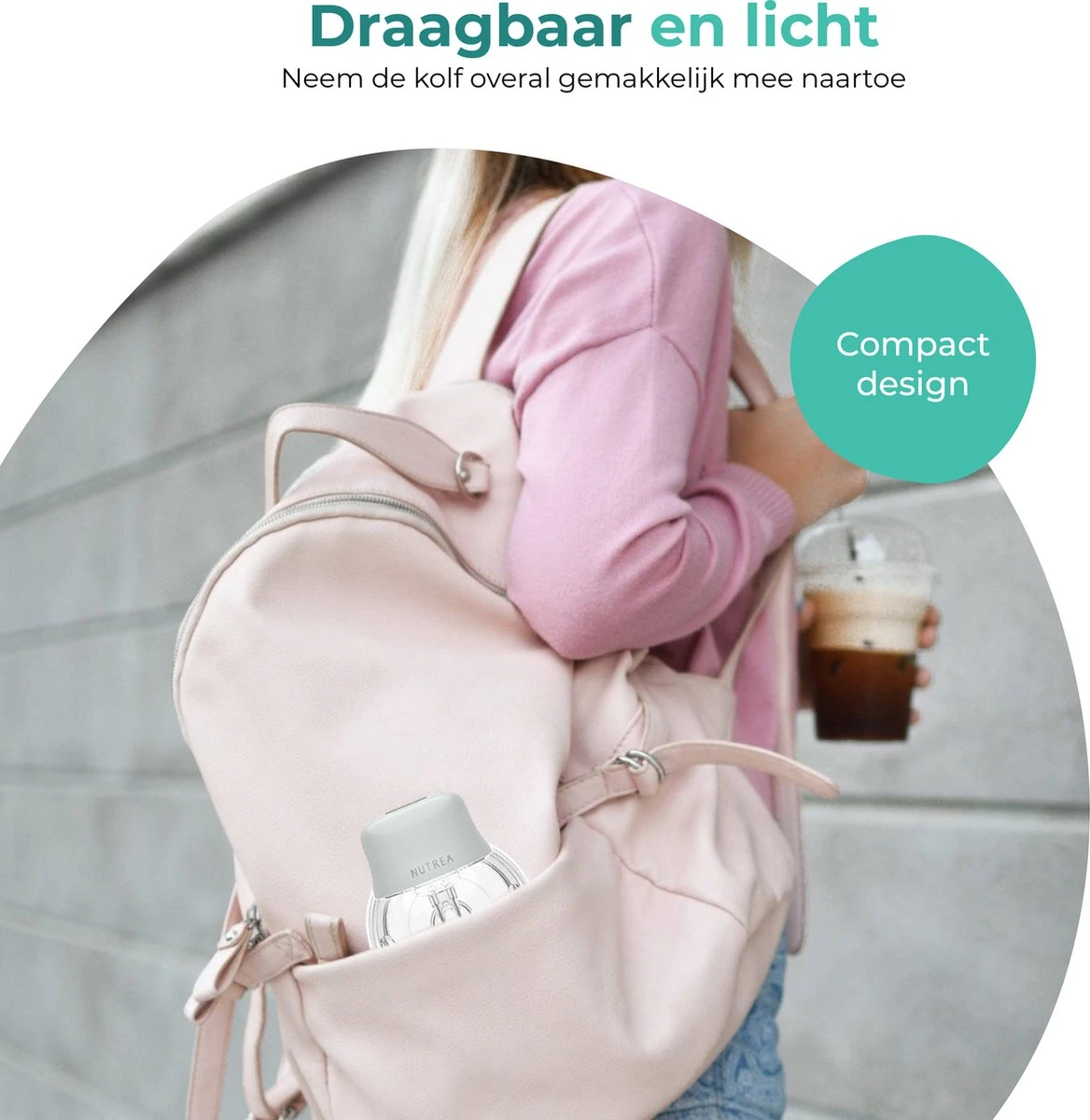 Nutrea EasyFlow 2 Stuks – Elektrische Draadloze Borstkolf 24 Mm – Handsfree Borstkolf – Oplaadbare Accu – Snelheid Aanpasbaar 7 Nutrea EasyFlow 2 Stuks – Elektrische Draadloze Borstkolf 24 Mm – Handsfree Borstkolf – Oplaadbare Accu – Snelheid Aanpasbaar - Afbeelding 5