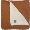 Jollein Baby Deken Ledikant 100x150cm Teddy - Bliss Knit - Caramel