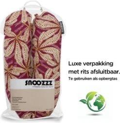 Snoozzz Voedingskussen Zwangerschapskussen Zijslaapkussen - Met Afneembare Hoes Van Katoen - 185 Cm - Amarant -Peuterpaleis Winkel 1169x1200 8