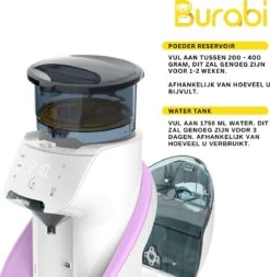 BURABI Automatische Baby Fles Maker | Fles Voeding Apparaat | Baby Senseo | Met App | Baby Verzorging | Baby Melk | Fles Bereiding | Babymelk | Baby Voeding -Peuterpaleis Winkel 1173x1200 7