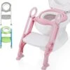 LifeGoods WC Verkleiner Met Trapje - Trainer Met Opstapje - 2 Tot 7 Jaar - Roze/Wit -Peuterpaleis Winkel 1182x1200 5