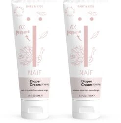 Naïf Billencrème Met Zink - Parfumvrij - Baby En Kids - 2 X 75ml - Met Natuurlijke Ingrediënten