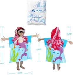 JAXY Badcape Baby - Badcape - Baby Badjas - Omslagdoek - Omslagdoek - Baby Handdoek Met Capuchon - Strandhanddoek - Badponcho - Poncho Handdoek - Microfiber - 60x90cm - Paarse Zeemeermin 9 JAXY Badcape Baby - Badcape - Baby Badjas - Omslagdoek - Omslagdoek - Baby Handdoek Met Capuchon - Strandhanddoek - Badponcho - Poncho Handdoek - Microfiber - 60x90cm - Paarse Zeemeermin -Peuterpaleis Winkel 1183x1200 3