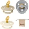 Bibs Dental Fopspenen Anatomical 0-6 Maanden- Set 3 Stuks- Ivory, Sand En Cloud - + Monkiezz Speenzakje - Orthodontisch- Anatomisch- Maat 1 -Peuterpaleis Winkel 1183x1200 6