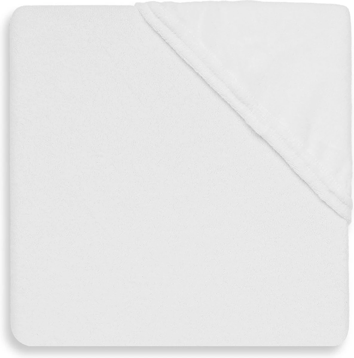 Jollein Hoeslaken Molton Ledikant 70x140cm - Wit 4 Jollein Hoeslaken Molton Ledikant 70x140cm - Wit - Afbeelding 2