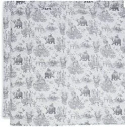 Jollein Hydrofiele Doek 70x70cm Pimpelmees Forest Animals - 2 Stuks