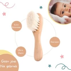 Baby Borstel - Baby Haarborstel - Baby Verzorging Set - Baby Borstel En Kam - Houten Baby Kam - Haarborstel Set - Babyshower Gift- Baby Verzorgingsproducten - Baby Kam - Kraamcadeau -Peuterpaleis Winkel 1188x1200 2