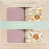 Little Dutch - Swaddle Doeken 70 X 70 Vintage Little Flowers / Pure Mauve -Peuterpaleis Winkel 1188x1200 3
