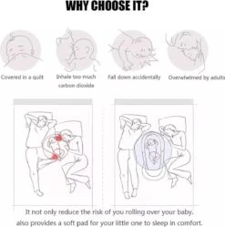 Buxibo Babynestje - Omkeerbare Babynest - Co-Sleeper/Bedbumper - Veilig Slapen - 88x53cm - Grijs -Peuterpaleis Winkel 1190x1200 18