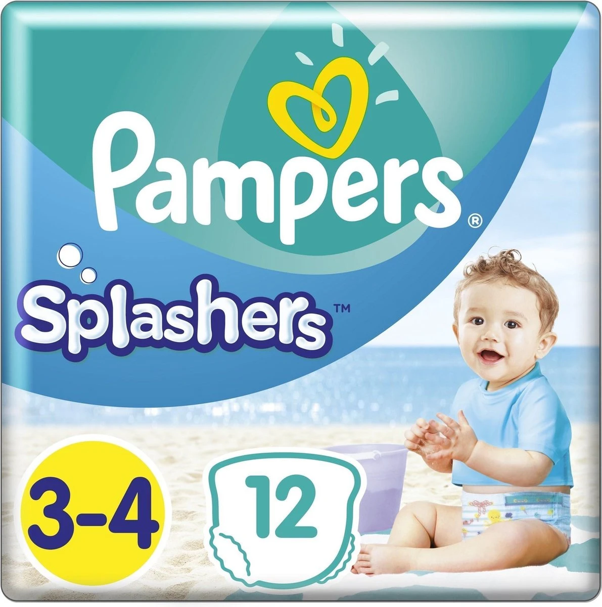 Pampers® Pampers Splashers 12 Wegwerpbare Zwemluiers - Maat 3-4 11 Pampers® Pampers Splashers 12 Wegwerpbare Zwemluiers - Maat 3-4 - Afbeelding 9