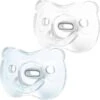Medela Baby Fopspeen Soft Silicone Superzacht Lichtgewicht Eendelig - Soft Blue - 0-6 Maanden - 2 Stuks