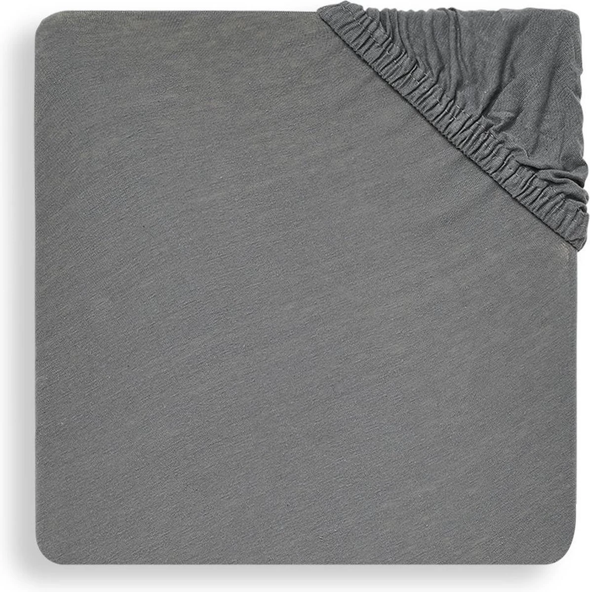Jollein Baby Hoeslaken Ledikant Jersey 60x120cm - Storm Grey 4 Jollein Baby Hoeslaken Ledikant Jersey 60x120cm - Storm Grey - Afbeelding 2