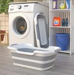 ON Home | Opvouwbaar Babybadje | Opvouwbaar Bad | Grijs -Peuterpaleis Winkel 1196x1200 7