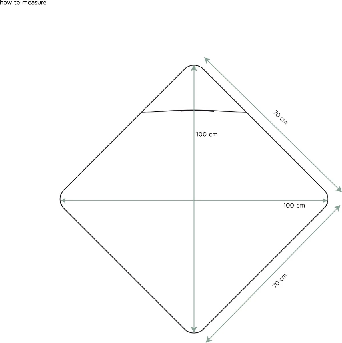 Koeka Baby Badcape Dijon Daily - 100x100cm - Groen 8 Koeka Baby Badcape Dijon Daily - 100x100cm - Groen - Afbeelding 6