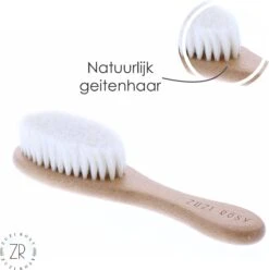 ZUZI ROSY® - Baby Borstel - Baby Verzorgingsset - 3 Stuks - Hout - Haarborstel En Kam - Kraamcadeau - Babyshower Gift - Incl. Opbergzakje -Peuterpaleis Winkel 1197x1200 24