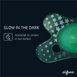 Difrax Fopspeen 0-6 Maanden Dental Speen - Glow In The Dark - 2 Stuks -Peuterpaleis Winkel 1199x1200 87