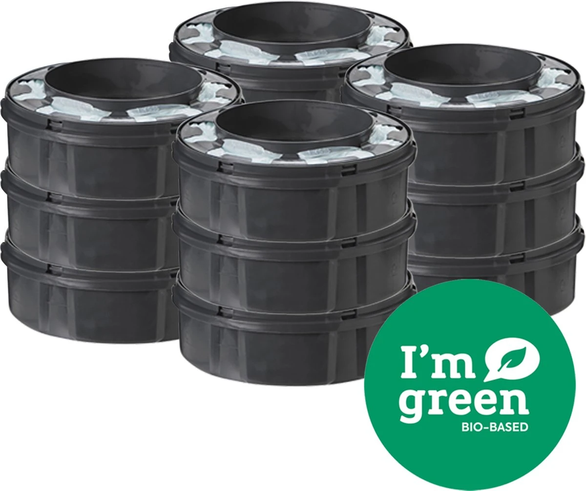 Tommee Tippee Twist & Click Milieuvriendelijke Luieremmer Navulling - Duurzaam Geproduceerde Greenfilm - 12 Stuks 3 Tommee Tippee Twist & Click Milieuvriendelijke Luieremmer Navulling - Duurzaam Geproduceerde Greenfilm - 12 Stuks