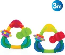 Nuby - Bijtspeelgoed - Bijtdriehoek - 3m+ -Peuterpaleis Winkel 1200x1013 4