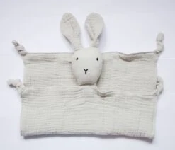 Knuffeldoekje Konijn Grijs
