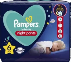 Pampers® Pampers - Night Pants - Maat 6 - Mega Pack - 64 Luierbroekjes -Peuterpaleis Winkel 1200x1042 6