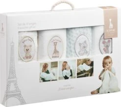 Sophie De Giraf - Hydrofiele Doek - 4 Stuks