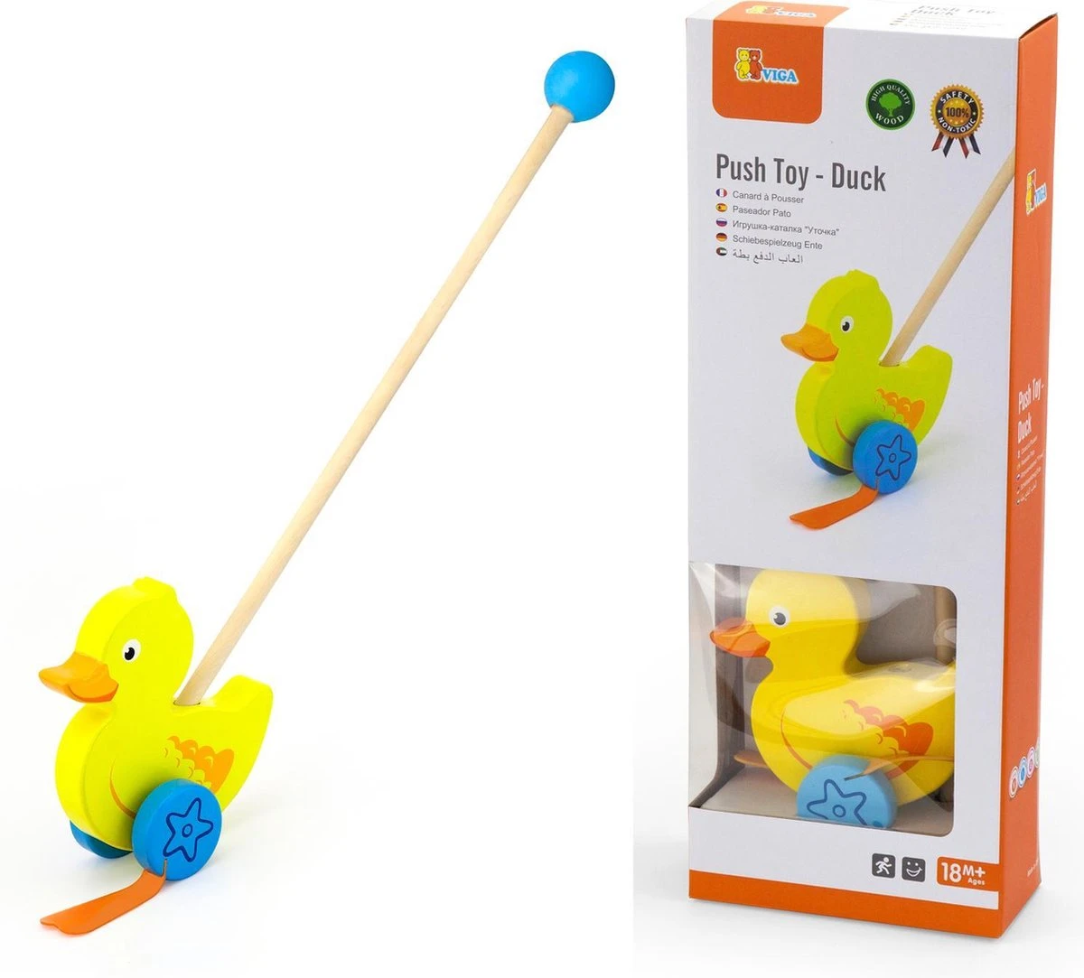 Duwstok - Eend 3 Duwstok - Eend