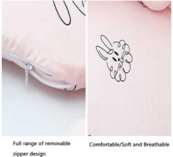 Buxibo - Draagbare Babynest - Co- Sleeper - Bed Bumper - Baby Bed Accessoires - Met Strikjes - Inclusief Bumper Rand - Verschoonmat - Veilig Slapen - Roze -Peuterpaleis Winkel 1200x1090 8