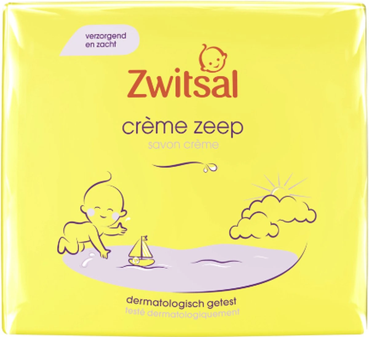 Zwitsal Crème Zeep - 2 X 90 G - Baby 9 Zwitsal Crème Zeep - 2 X 90 G - Baby - Afbeelding 7
