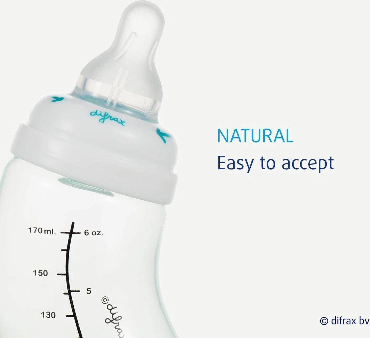 Difrax 1-2-3 Doseerspeen Natural - 2st 5 Difrax 1-2-3 Doseerspeen Natural - 2st - Afbeelding 3