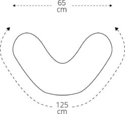Snoozzz Voedingskussen Small Met Afneembare Hoes Teddy Grijs - Fiber Vulling - 120 Cm -Peuterpaleis Winkel 1200x1097 7