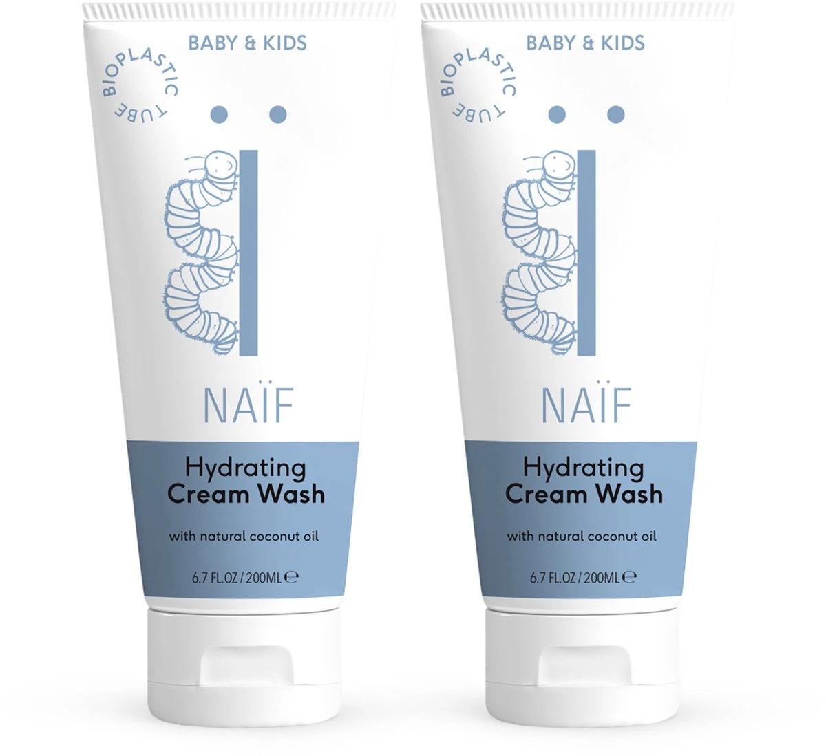 Naïf Hydraterende Wascrème - Baby En Kids - 2 X 200ml - Met Natuurlijke Ingrediënten 3 Naïf Hydraterende Wascrème - Baby En Kids - 2 X 200ml - Met Natuurlijke Ingrediënten
