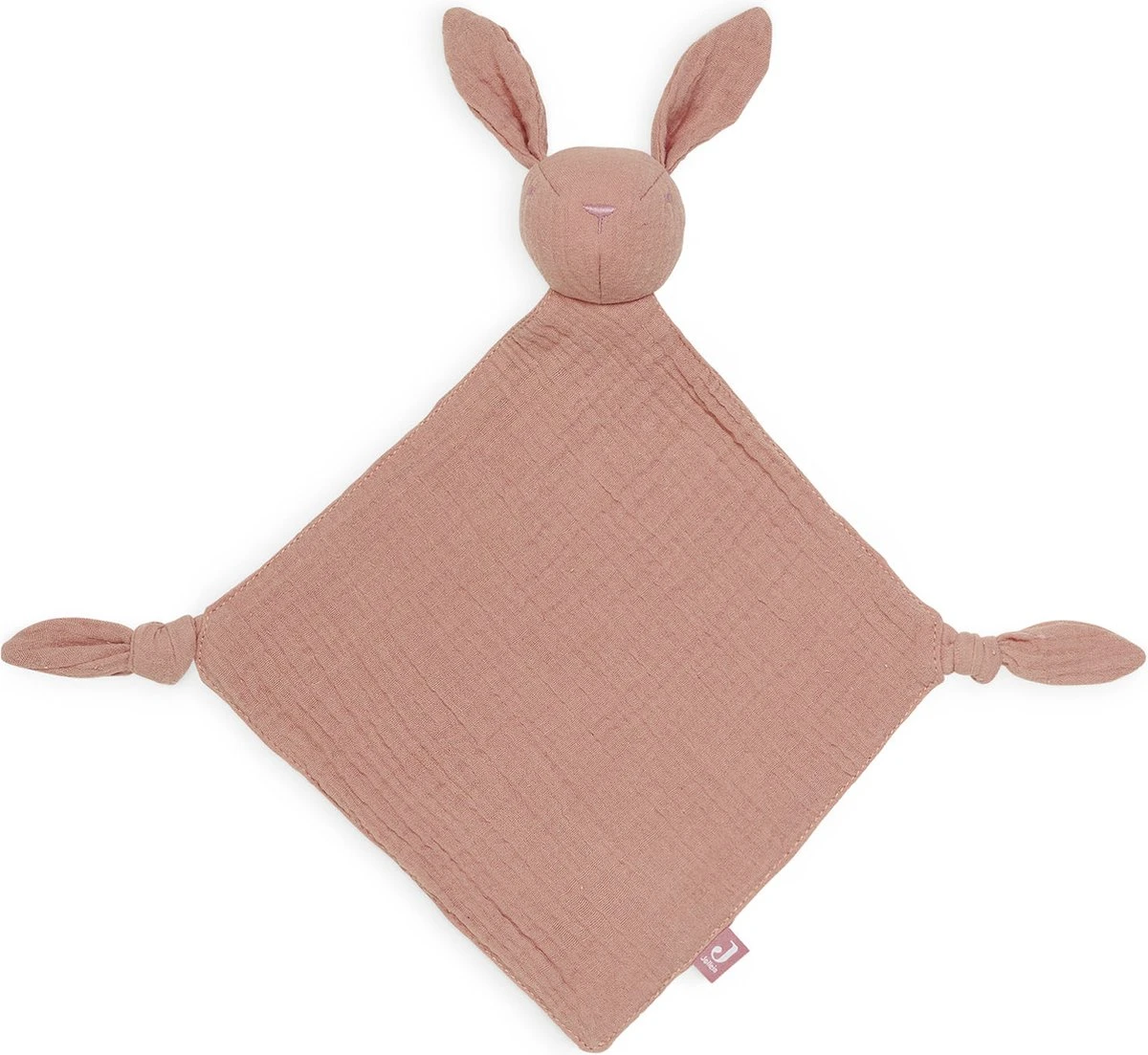 Jollein Speendoekje Bunny Ears - Rosewood 3 Jollein Speendoekje Bunny Ears - Rosewood