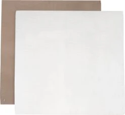Jollein Hydrofiele Doek Large Bamboe Katoen 115x115cm Biscuit/Ivory - 2 Stuks -Peuterpaleis Winkel 1200x1107 4