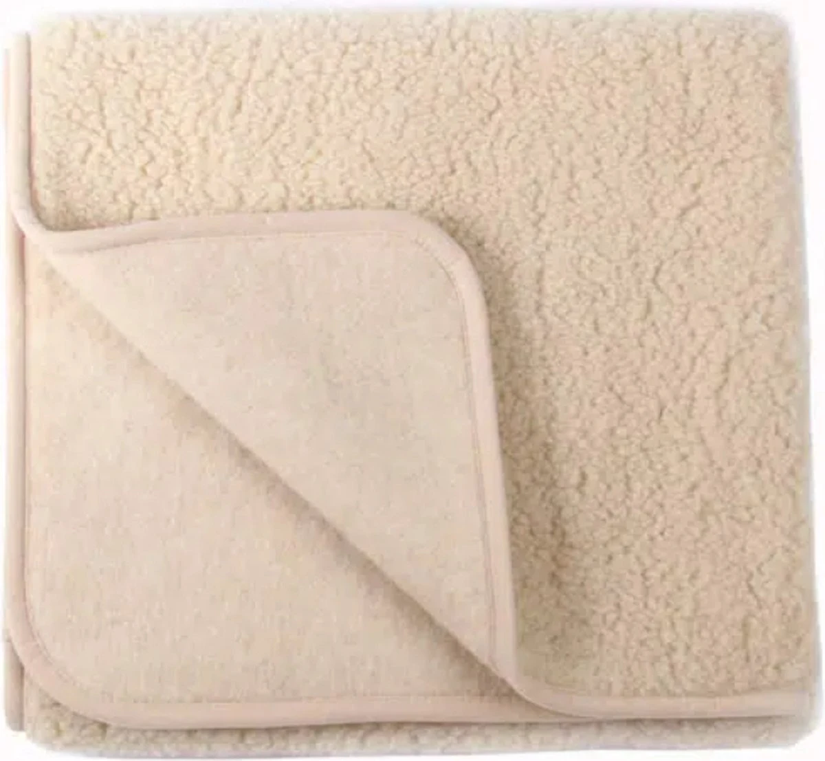 WOLLIES Amsterdam - Wieg Deken - Amandel - Merino Wol - 75 X 100 CM 3 WOLLIES Amsterdam - Wieg Deken - Amandel - Merino Wol - 75 X 100 CM