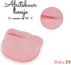 Baby IQ Orthopedisch Baby Hoofdkussen – Traagschuim – Tegen Plat Achterhoofd – Kraamcadeau –Roze – Incl Bandana Slabber 18 Baby IQ Orthopedisch Baby Hoofdkussen – Traagschuim – Tegen Plat Achterhoofd – Kraamcadeau –Roze – Incl Bandana Slabber -Peuterpaleis Winkel 1200x1107 7