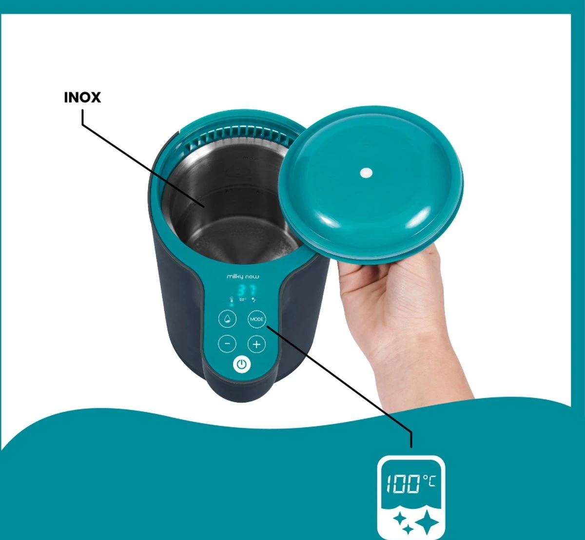 Babymoov Milky Now Flessenbereider A002301 4 Babymoov Milky Now Flessenbereider A002301 - Afbeelding 2