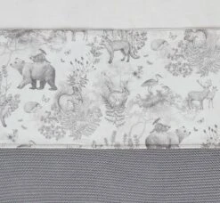 Jollein Baby Laken Wieg 75x100cm Pimpelmees - Forest Animals -Peuterpaleis Winkel 1200x1108 16