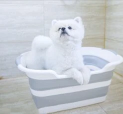 Merkloos Baby Badje Opvouwbaar - Multifunctioneel - Wasmand - Opbergmand - Speelgoed Opslag - Babybadje -Peuterpaleis Winkel 1200x1108 5