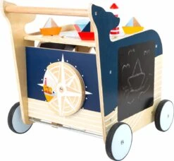 Baby Walvis Loopwagen - Houten Speelgoed Vanaf 1 Jaar -Peuterpaleis Winkel 1200x1110 6