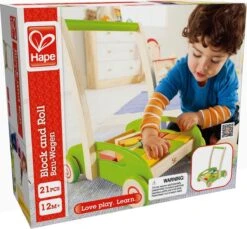 Hape Loopwagen Blokkenkar - Speelgoed 1 Jaar -Peuterpaleis Winkel 1200x1112