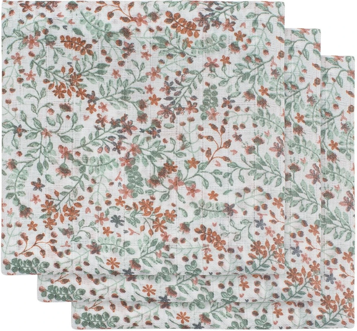 Jollein Hydrofiel Multidoek Bloom 70x70cm - 3 Stuks 19 Jollein Hydrofiel Multidoek Bloom 70x70cm - 3 Stuks - Afbeelding 17