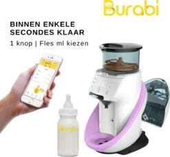 BURABI Automatische Baby Fles Maker | Fles Voeding Apparaat | Baby Senseo | Met App | Baby Verzorging | Baby Melk | Fles Bereiding | Babymelk | Baby Voeding -Peuterpaleis Winkel 1200x1113 9