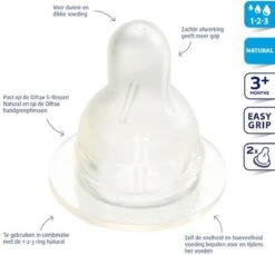 Difrax 1-2-3 Doseerspeen Natural - 2st 25 Difrax 1-2-3 Doseerspeen Natural - 2st -Peuterpaleis Winkel 1200x1114 3