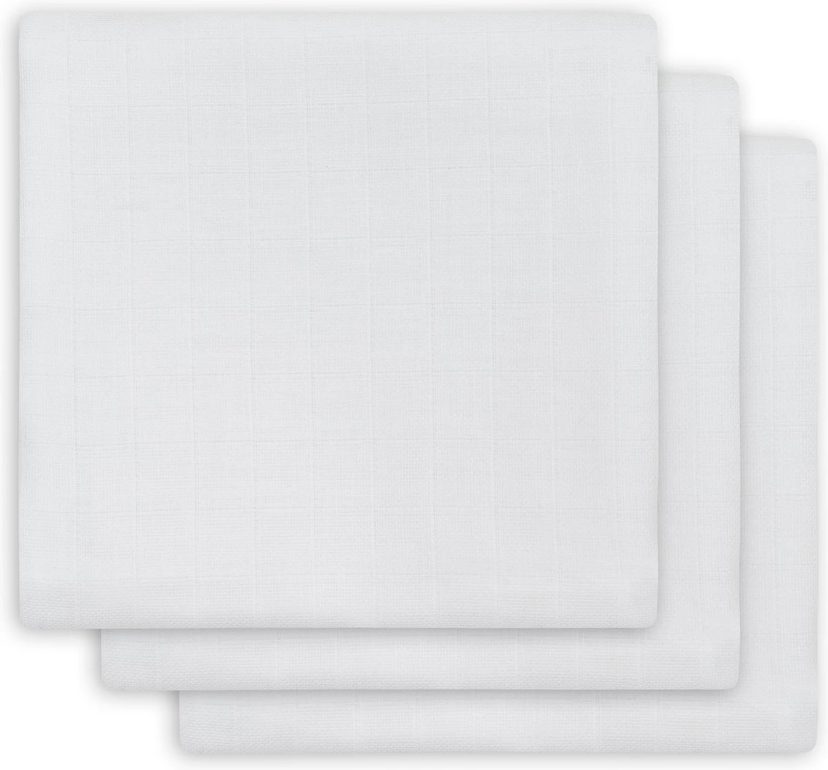 Jollein Hydrofiel Multidoek Basic 70x70cm - White - 3 Stuks 3 Jollein Hydrofiel Multidoek Basic 70x70cm - White - 3 Stuks