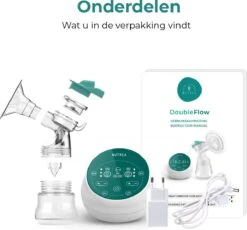 Nutrea DoubleFlow – Draadloze Dubbele Elektrische Borstkolf 24 Mm – Oplaadbare Accu -Peuterpaleis Winkel 1200x1118 7