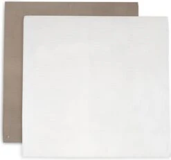 Jollein Hydrofiele Doek Large Bamboe Katoen 115x115cm Biscuit/Ivory - 2 Stuks -Peuterpaleis Winkel 1200x1120 3