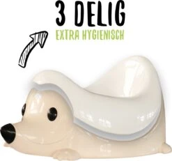 FreeON Potty Egel - Toilettrainer - WC Trainer - Plaspotje - Bruin -Peuterpaleis Winkel 1200x1122 1