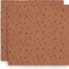 Jollein Hydrofiel Multidoek Spot 115x115cm - Caramel - 2 Stuks -Peuterpaleis Winkel 1200x1122 2