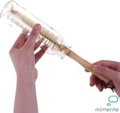 Merkloos Ecologische Flessen Borstel - Flessenborstel Eco- Handig In Gebruik En Anti Bacterieel -Peuterpaleis Winkel 1200x1126 10